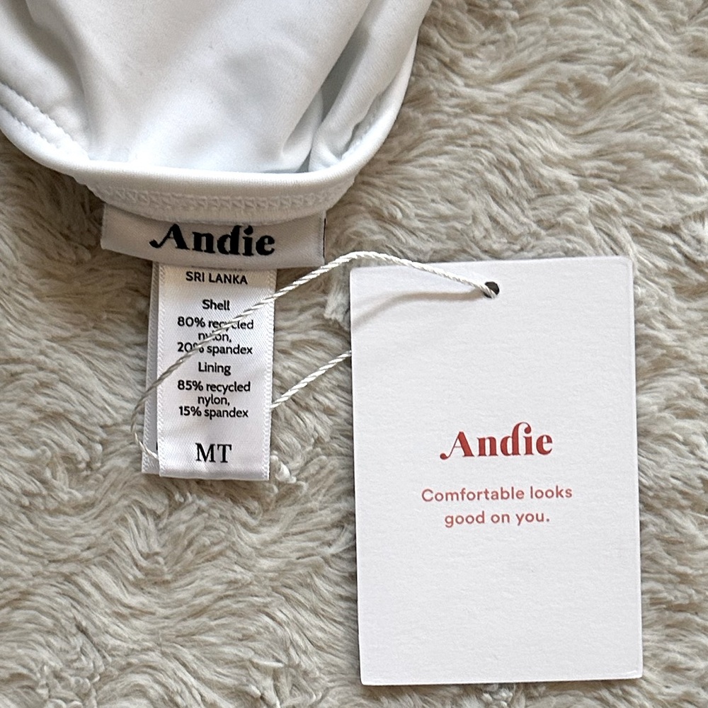 Andie Classic White One Piece Swimsuit - Picture 11 of 11